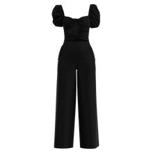 Load image into Gallery viewer, MILLIE PUFF SLEEVE CUTOUT JUMPSUIT